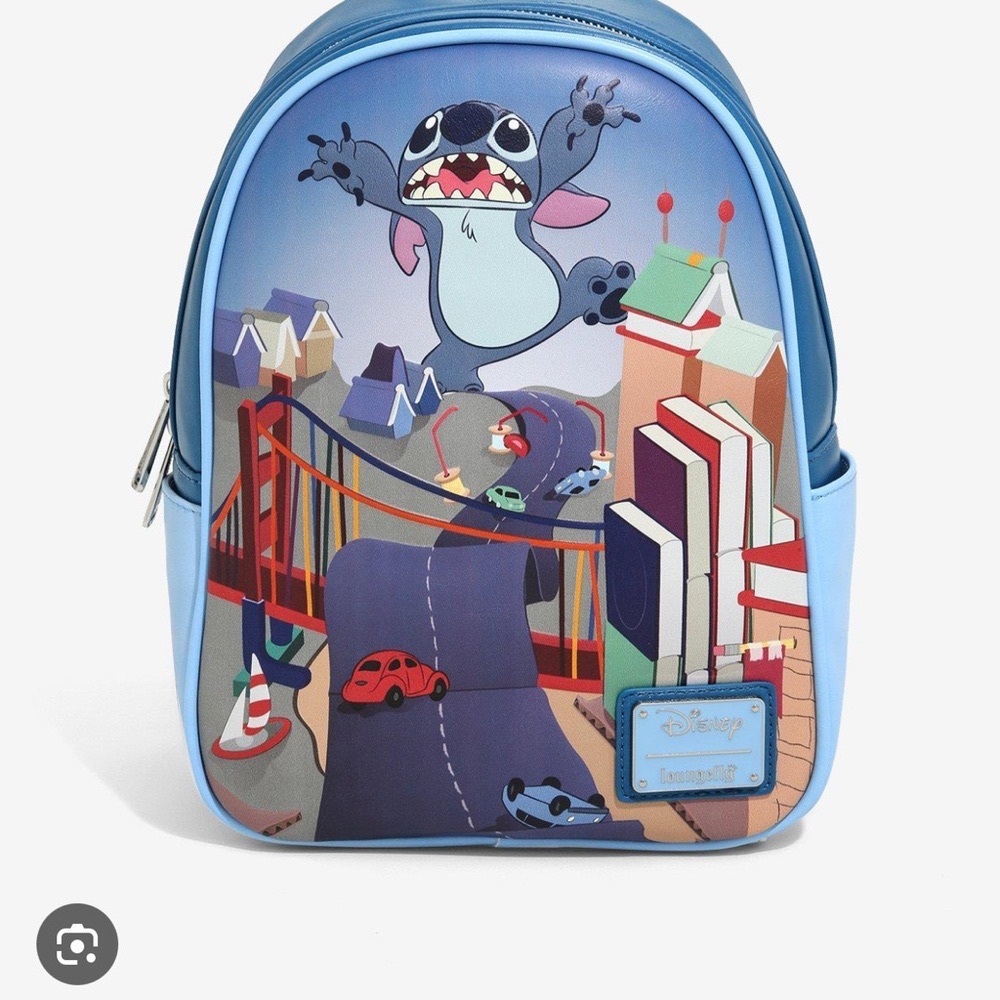 Disney Stitch Adventure Blue Backpack